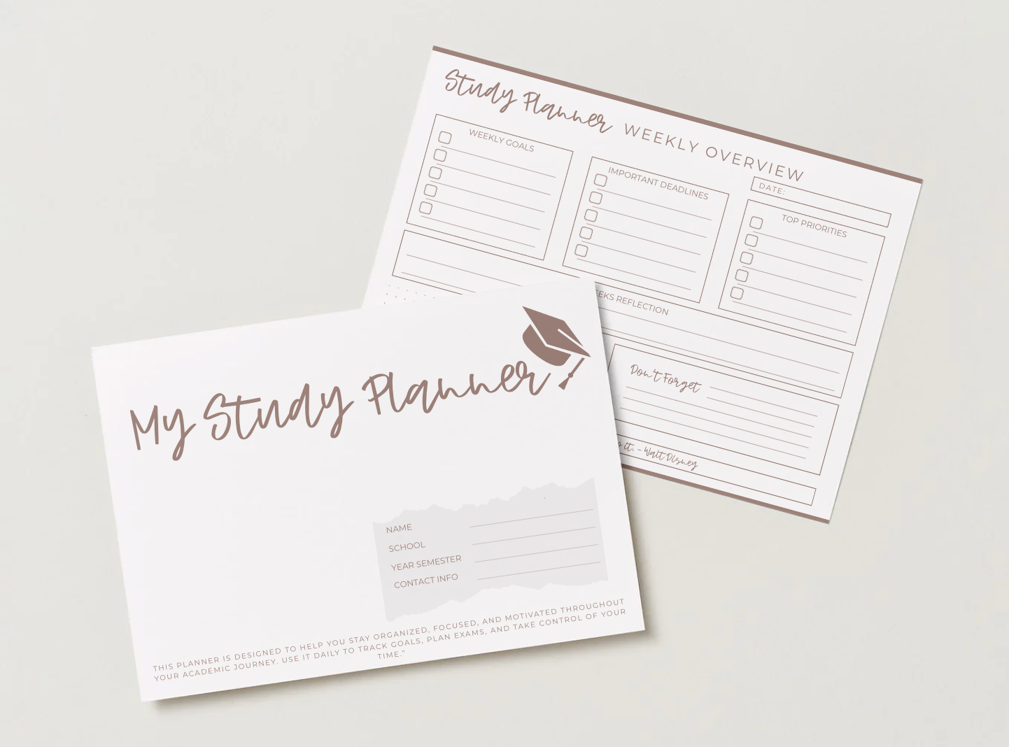 The Ultimate Study Planner