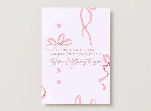 Aesthetic Birthday Card