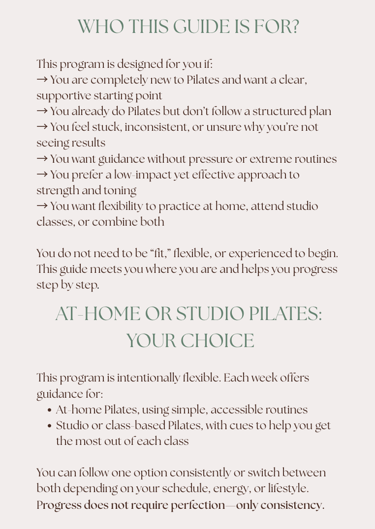 STRONG.SCULPTED.ALIGNED. The Ultimate 12 Week Pilates Transformation Guide