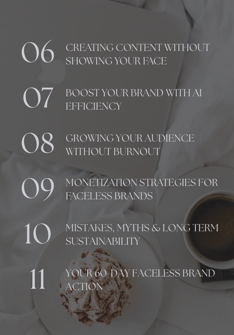 Faceless Marketing Guide for Beginners - How to Build & Monetize a Faceless Brand in 60 Days
