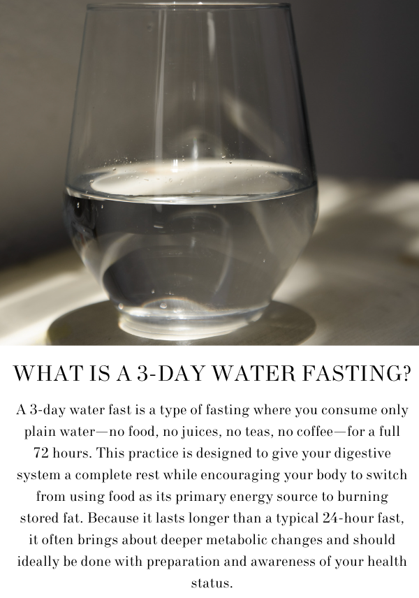 3 Day Water Fasting Guide