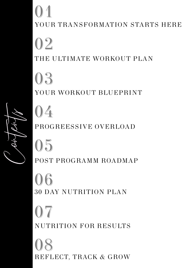 PROJECT HOURGLASS - The Ultimate 4 Week Shape-Up Plan