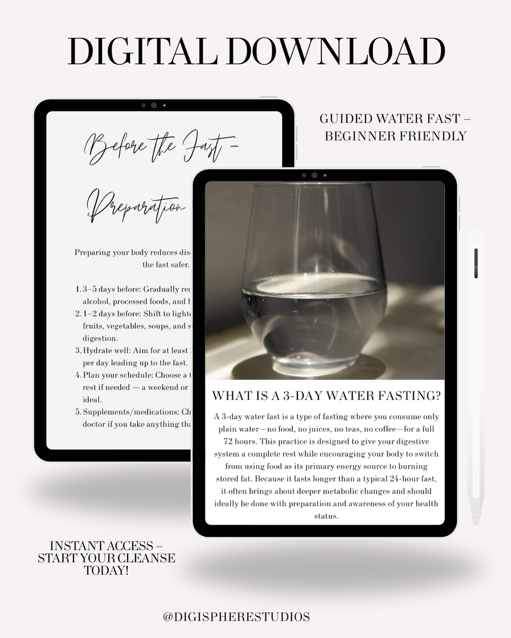 3 Day Water Fasting Guide