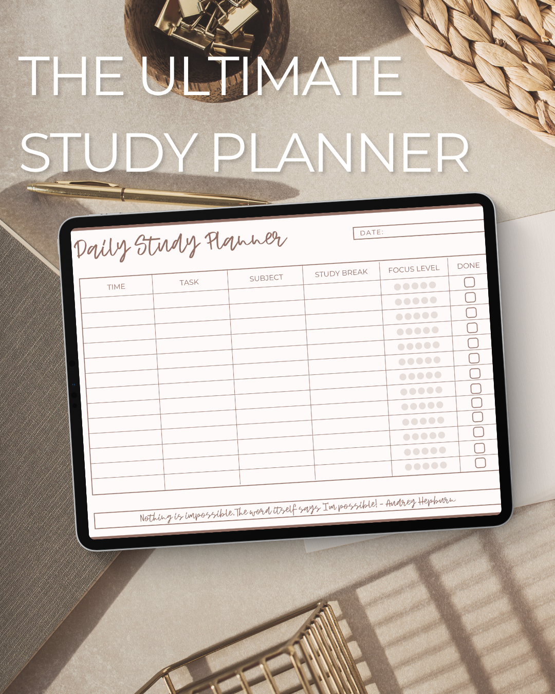The Ultimate Study Planner